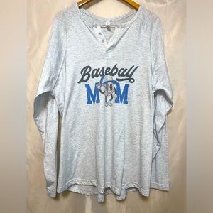Baseball Mom Long Sleeve